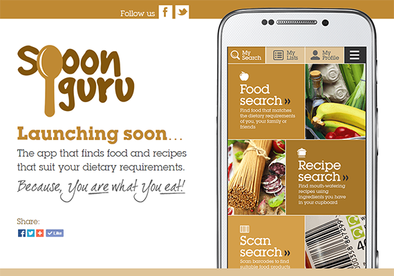Spoon Guru is an exciting new nutrition app. Click the title to check out the website and sign up to receive updates.
